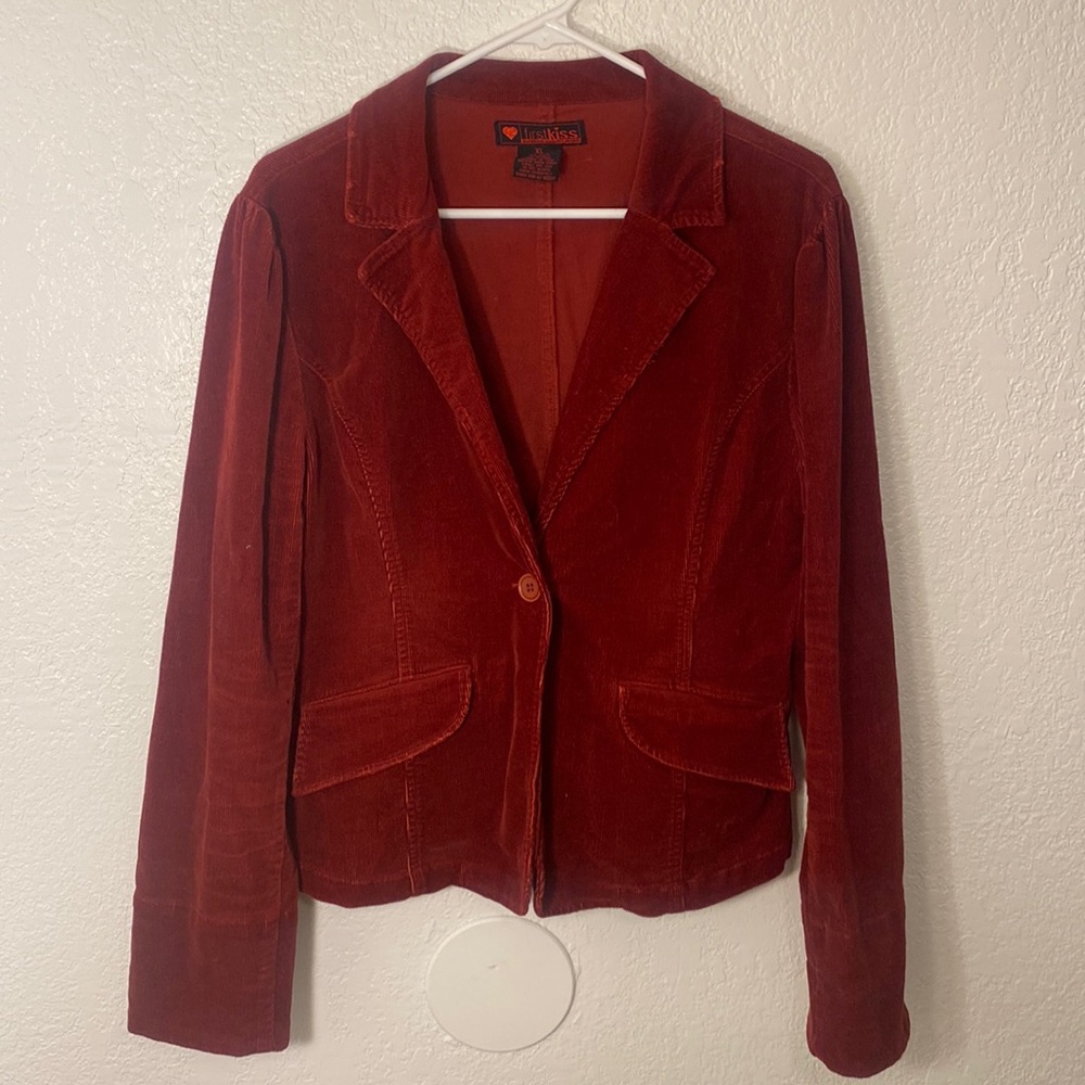 Vintage | brand: First kiss superior quality jeans | corduroy blazer| size XL